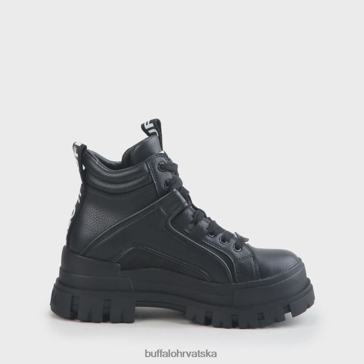 crno Buffalo aspha nc mid bootie ravne veganske |čizme TDD6T198